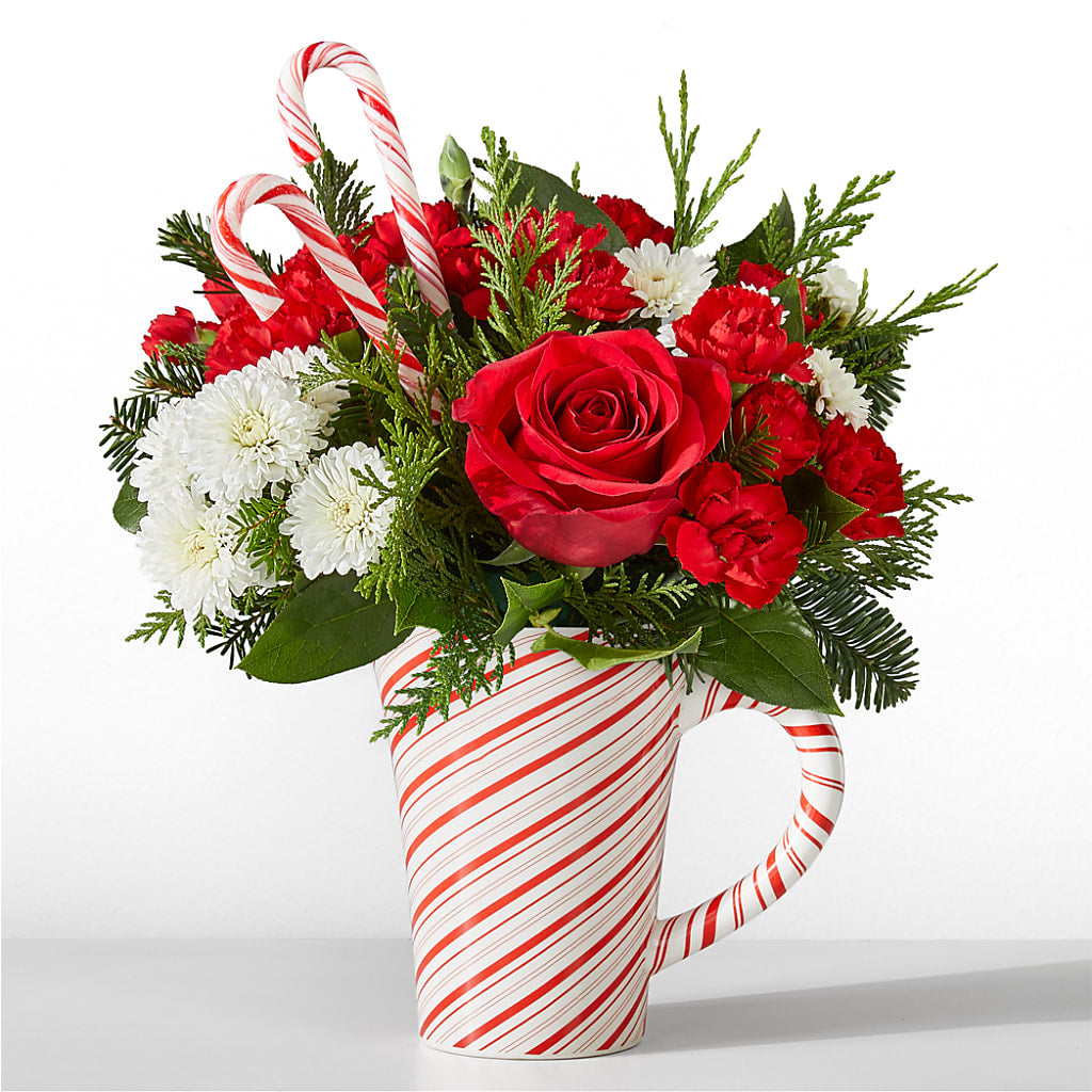 Peppermint Swirl Mug – Parkside Flowers, Rockwell City IA