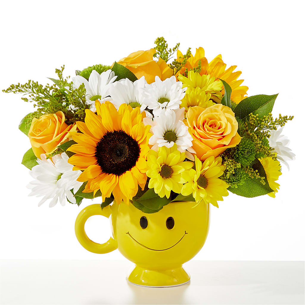 Be Happy Bouquet – Parkside Flowers, Rockwell City IA
