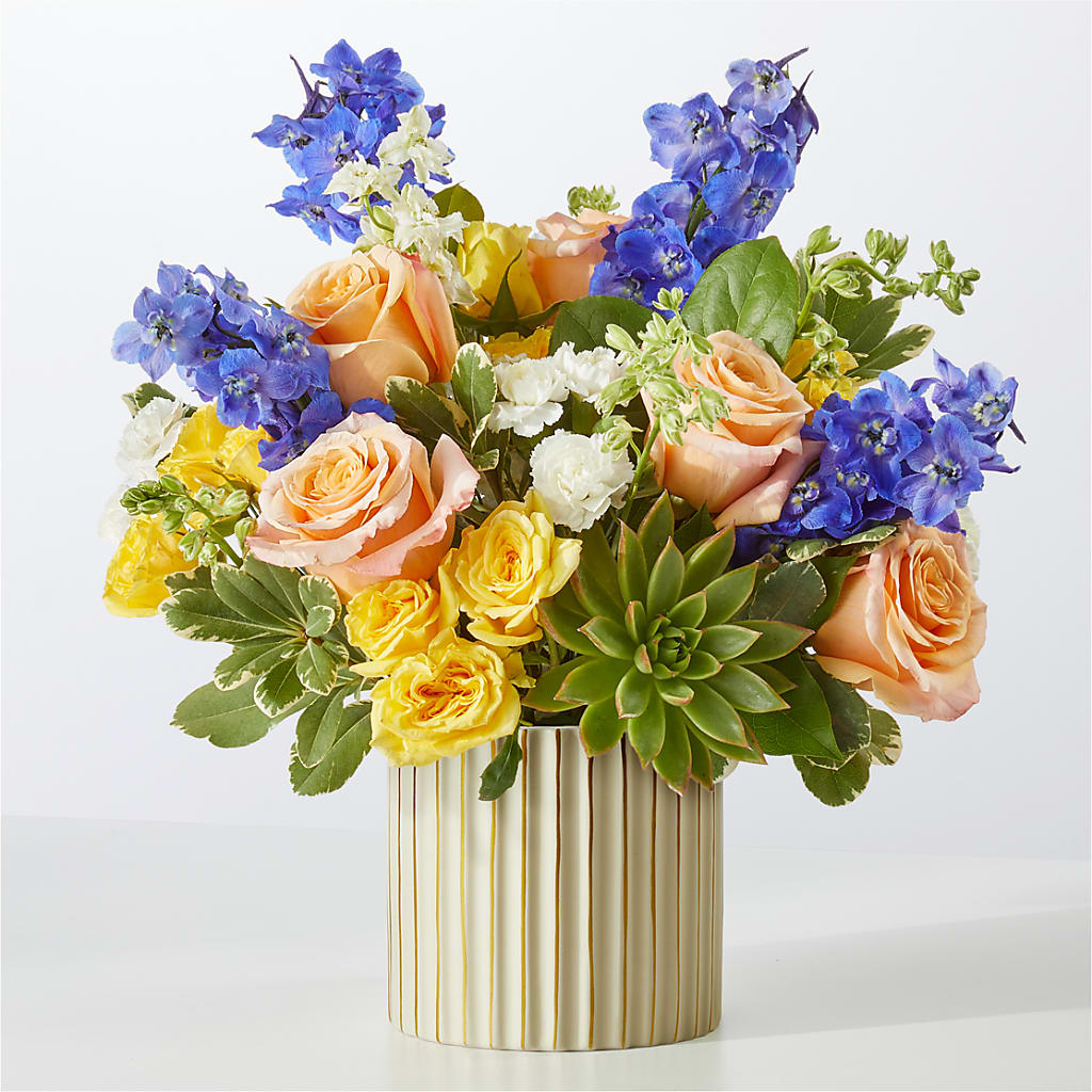 Cobalt Reverie Bouquet – Parkside Flowers, Rockwell City IA