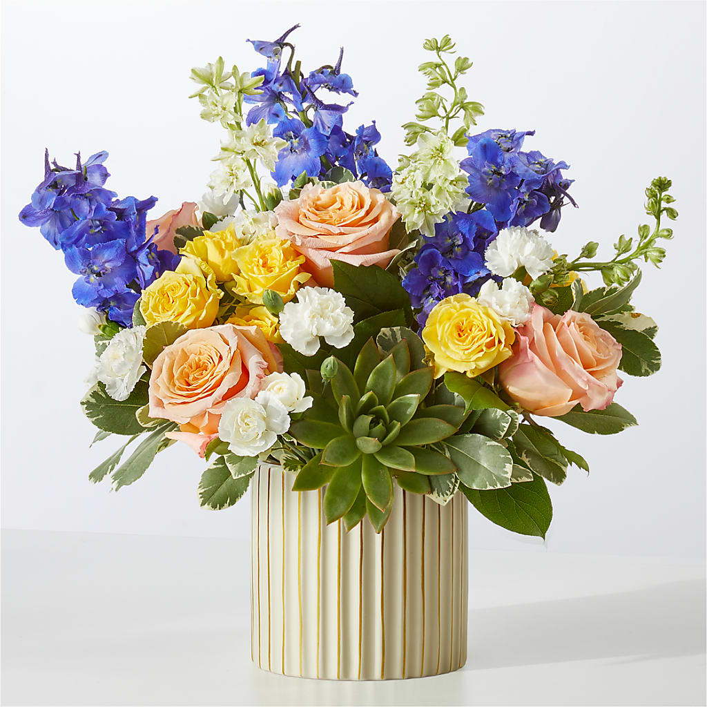 Cobalt Reverie Bouquet – Parkside Flowers, Rockwell City IA
