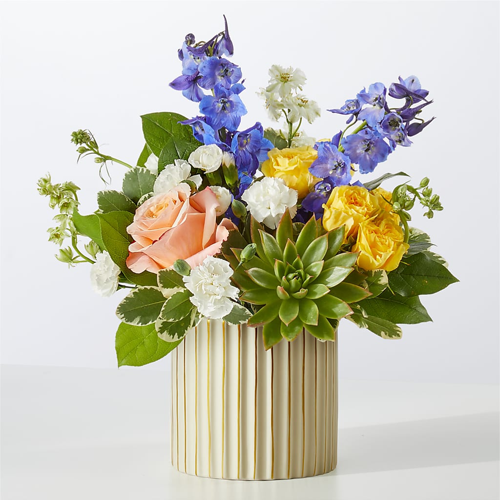 Cobalt Reverie Bouquet – Parkside Flowers, Rockwell City IA