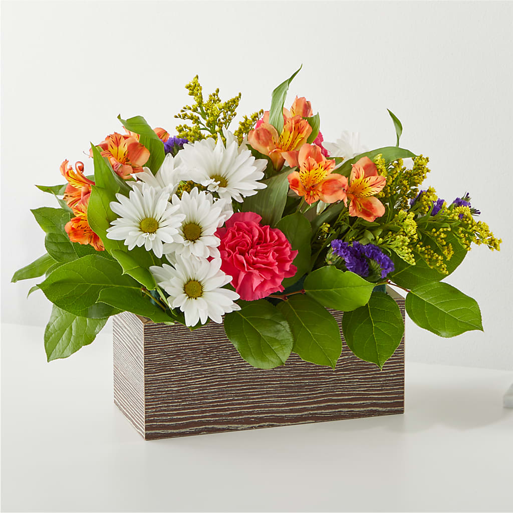 Oopsie Daisy Box Bouquet – Parkside Flowers, Rockwell City IA
