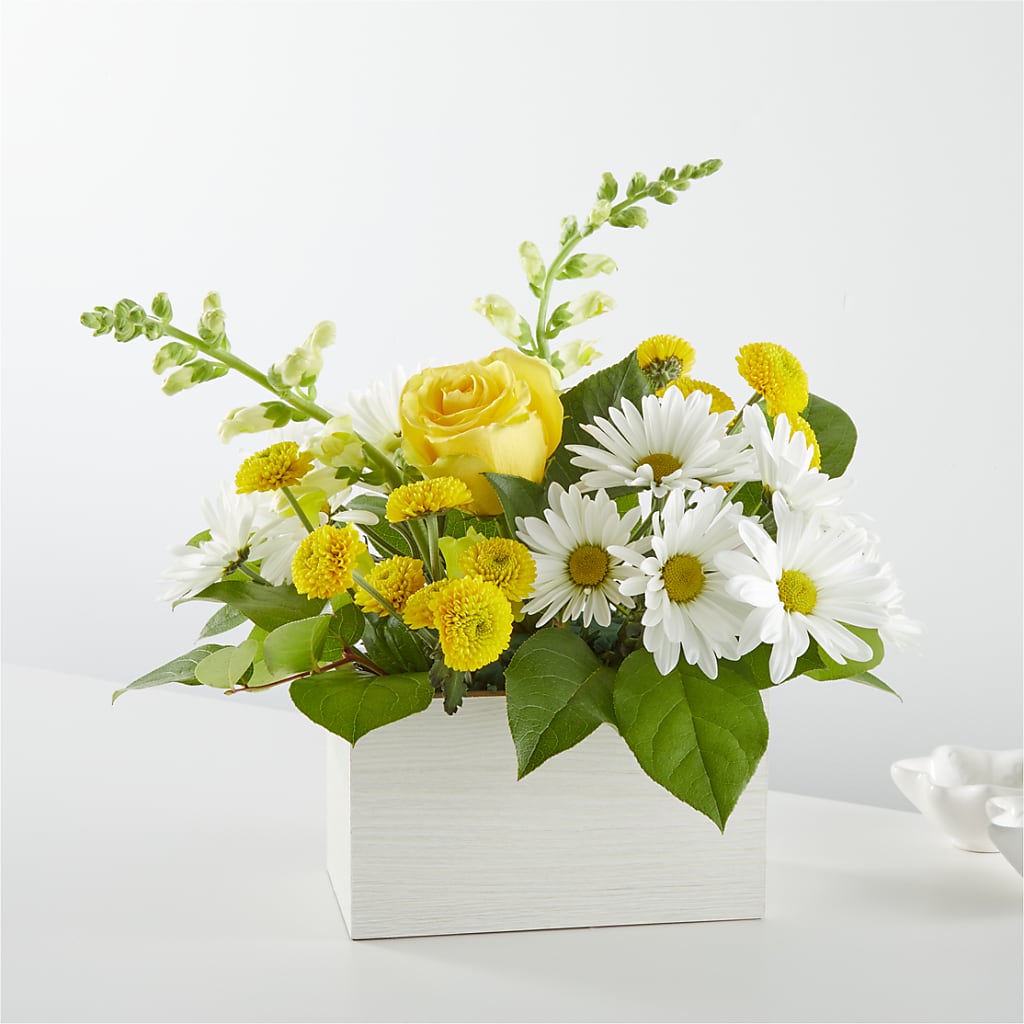 Sun Salutation Box Bouquet – Parkside Flowers, Rockwell City IA