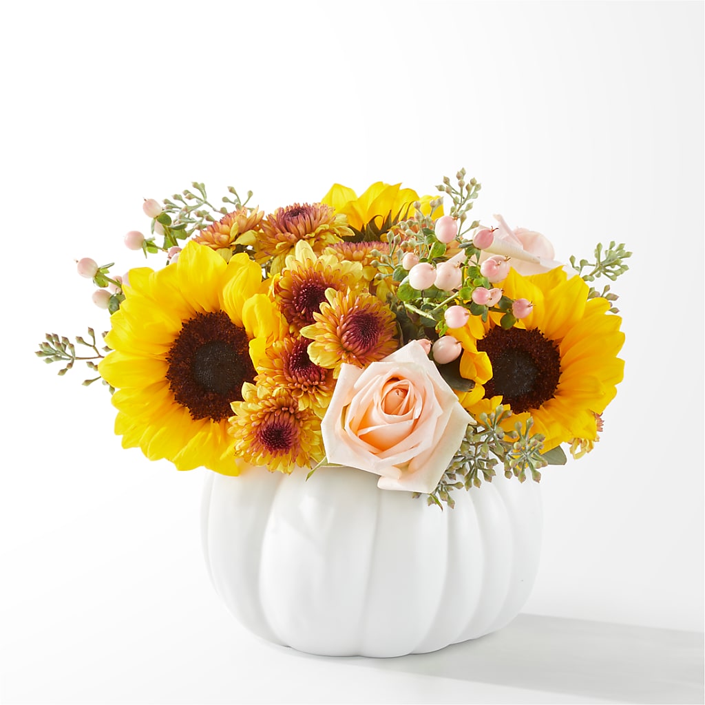 Pumpkin to Talk About Bouquet – Parkside Flowers, Rockwell City IA