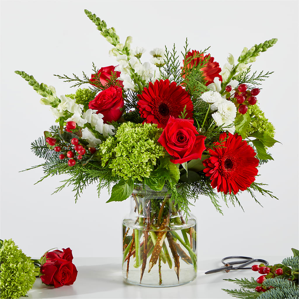 Merry Moment Bouquet – A Florist Original – Parkside Flowers, Rockwell City IA