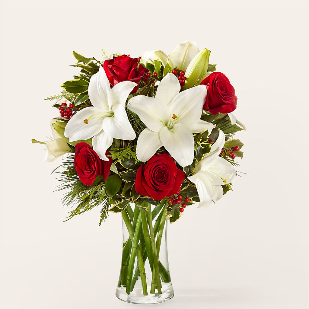 Sparkling Snowflakes Bouquet – Parkside Flowers, Rockwell City IA