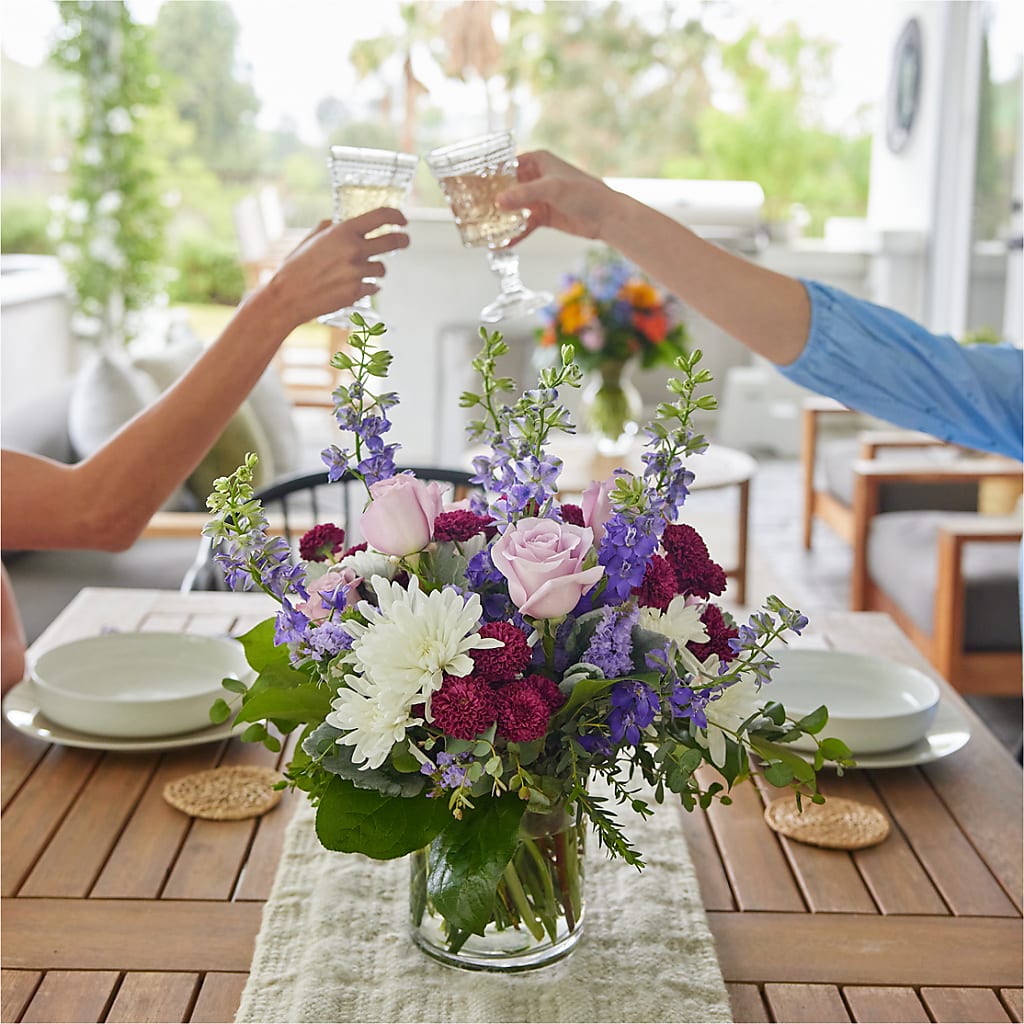 Violet Frost Bouquet – Parkside Flowers, Rockwell City IA