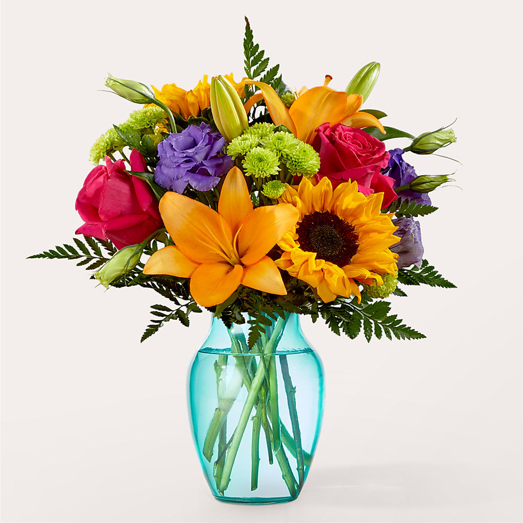 Double Rainbow Bouquet – Parkside Flowers, Rockwell City IA