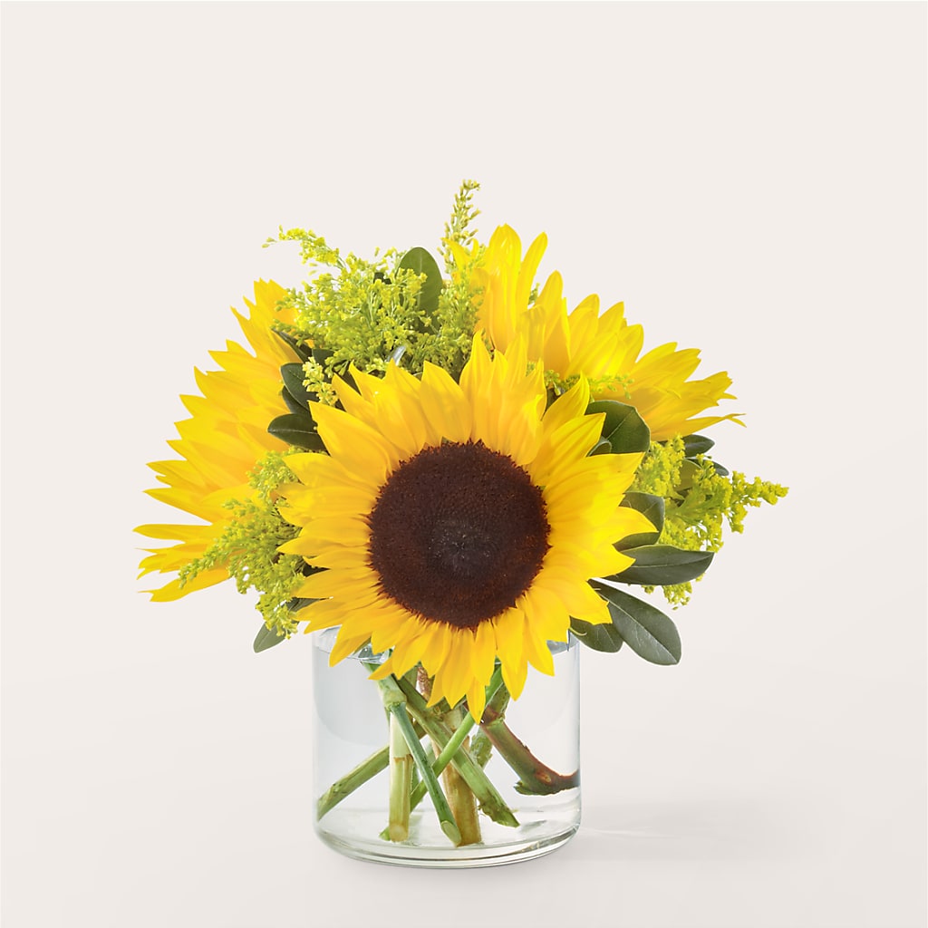 Beaming Sunflower Bouquet – Parkside Flowers, Rockwell City IA