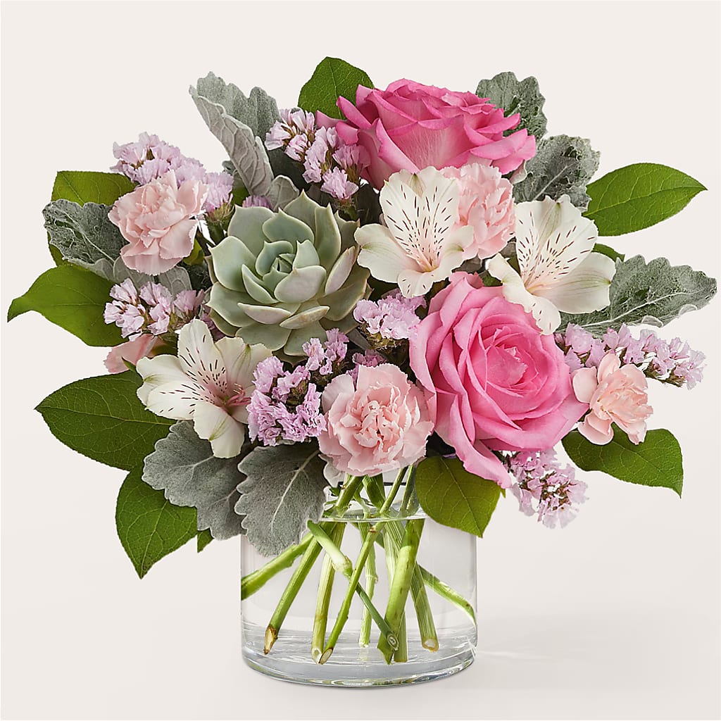Dusty Rose Bouquet – Parkside Flowers, Rockwell City IA