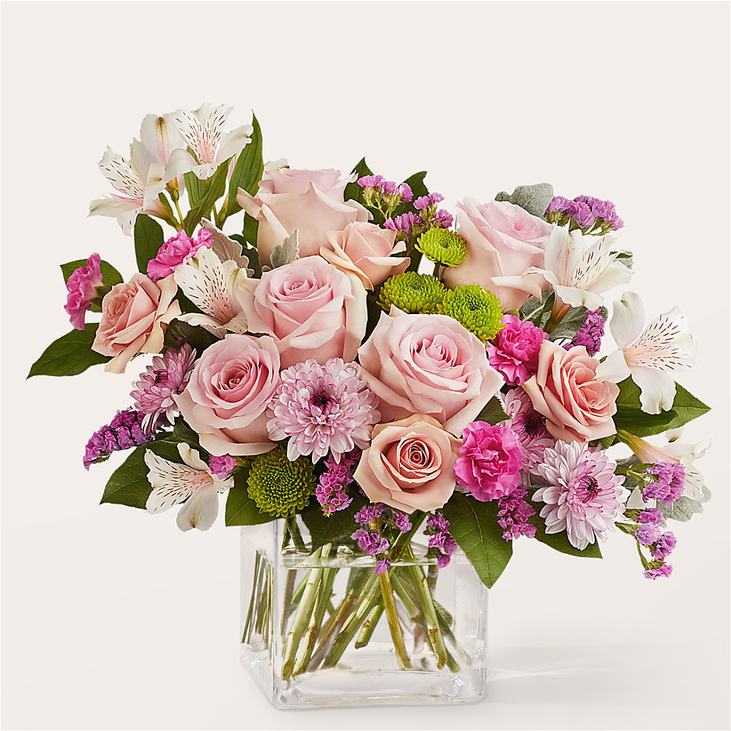 Pink Suede Bouquet – Parkside Flowers, Rockwell City IA