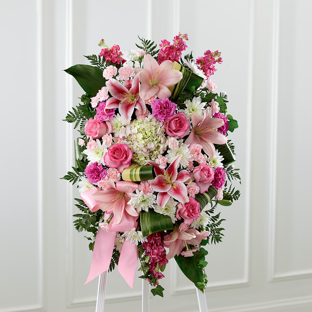 Comforting Standing Spray – Parkside Flowers, Rockwell City IA