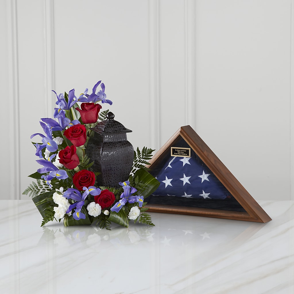 Patriotic Tribute Arrangement – Parkside Flowers, Rockwell City IA