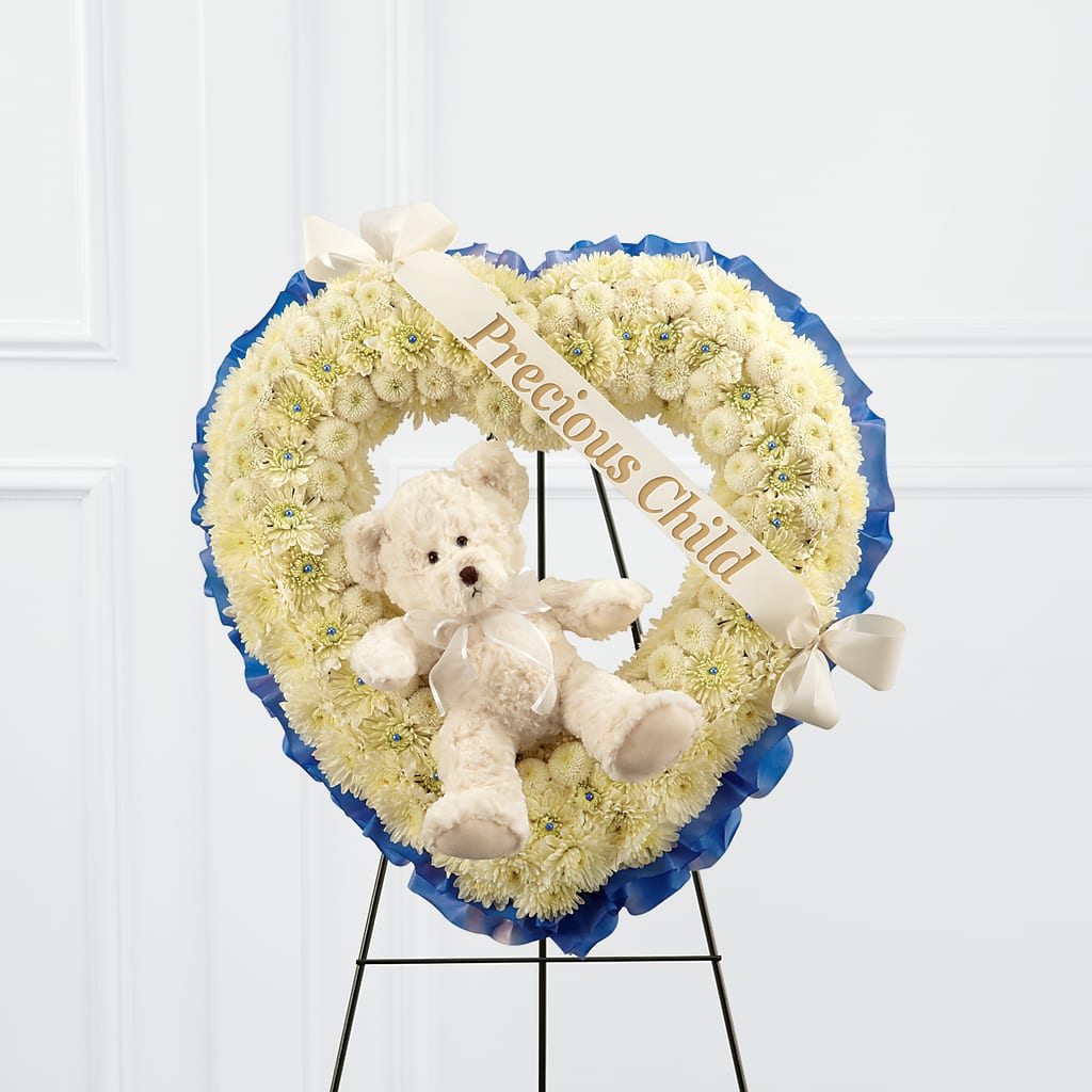 Precious Child Standing Heart – Parkside Flowers, Rockwell City IA