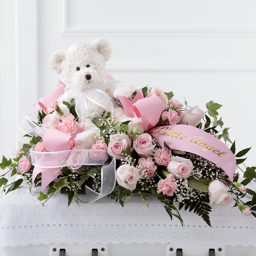 Touch of Sympathy Casket Spray – Parkside Flowers, Rockwell City IA