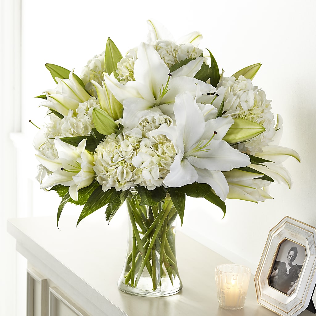 Compassionate Lily Bouquet – Parkside Flowers, Rockwell City IA