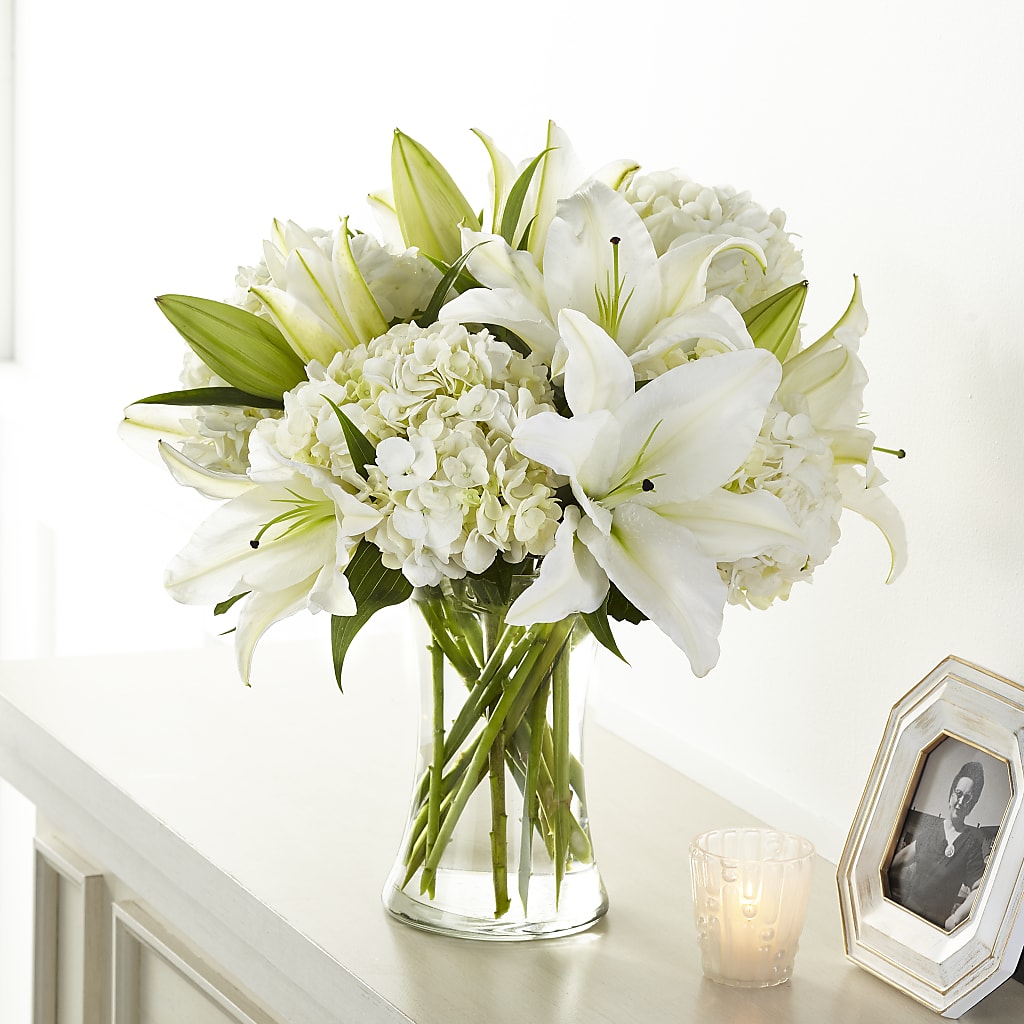 Compassionate Lily Bouquet – Parkside Flowers, Rockwell City IA