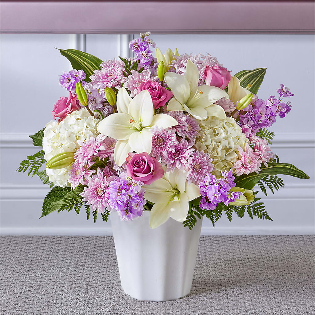 Heaven Sent Floor Basket – Parkside Flowers, Rockwell City IA
