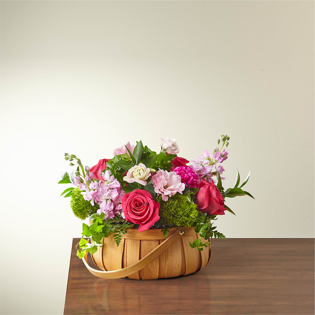 Radiance in Bloom Basket – Parkside Flowers, Rockwell City IA