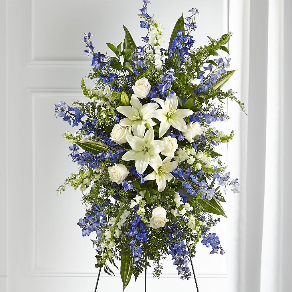 Faithful Friend Standing Spray – Parkside Flowers, Rockwell City IA