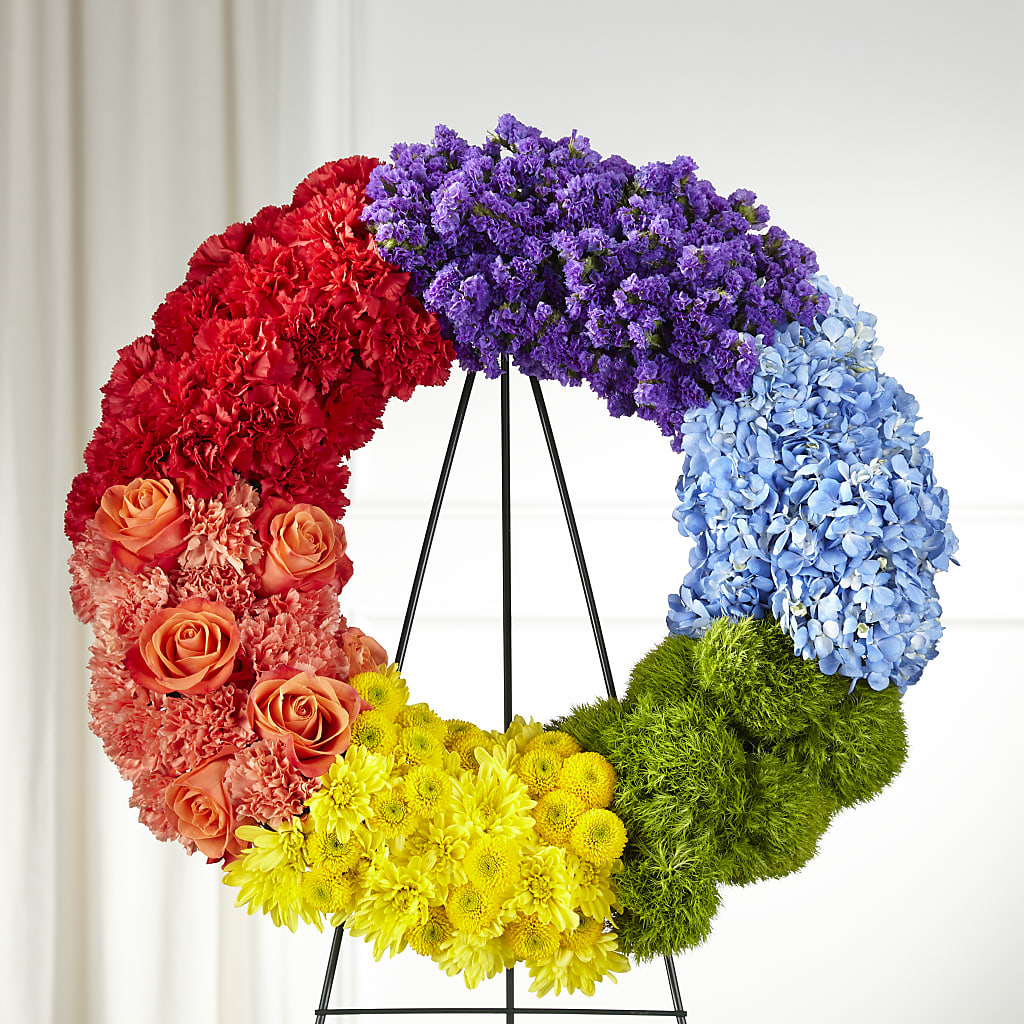 Circle of Love Wreath – Parkside Flowers, Rockwell City IA