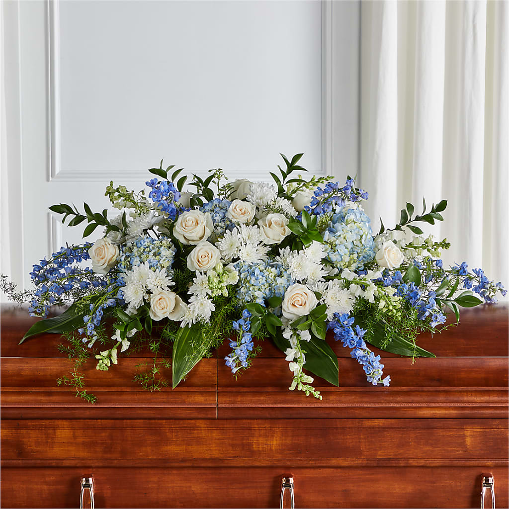 Timeless Essence Casket Spray – Parkside Flowers, Rockwell City IA