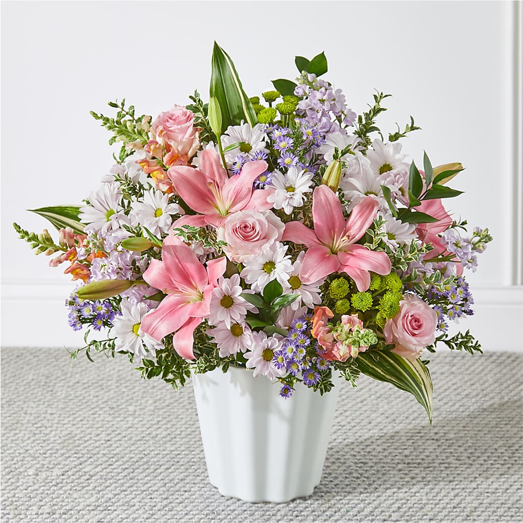 Abundant Compassion Floor Basket – Parkside Flowers, Rockwell City IA