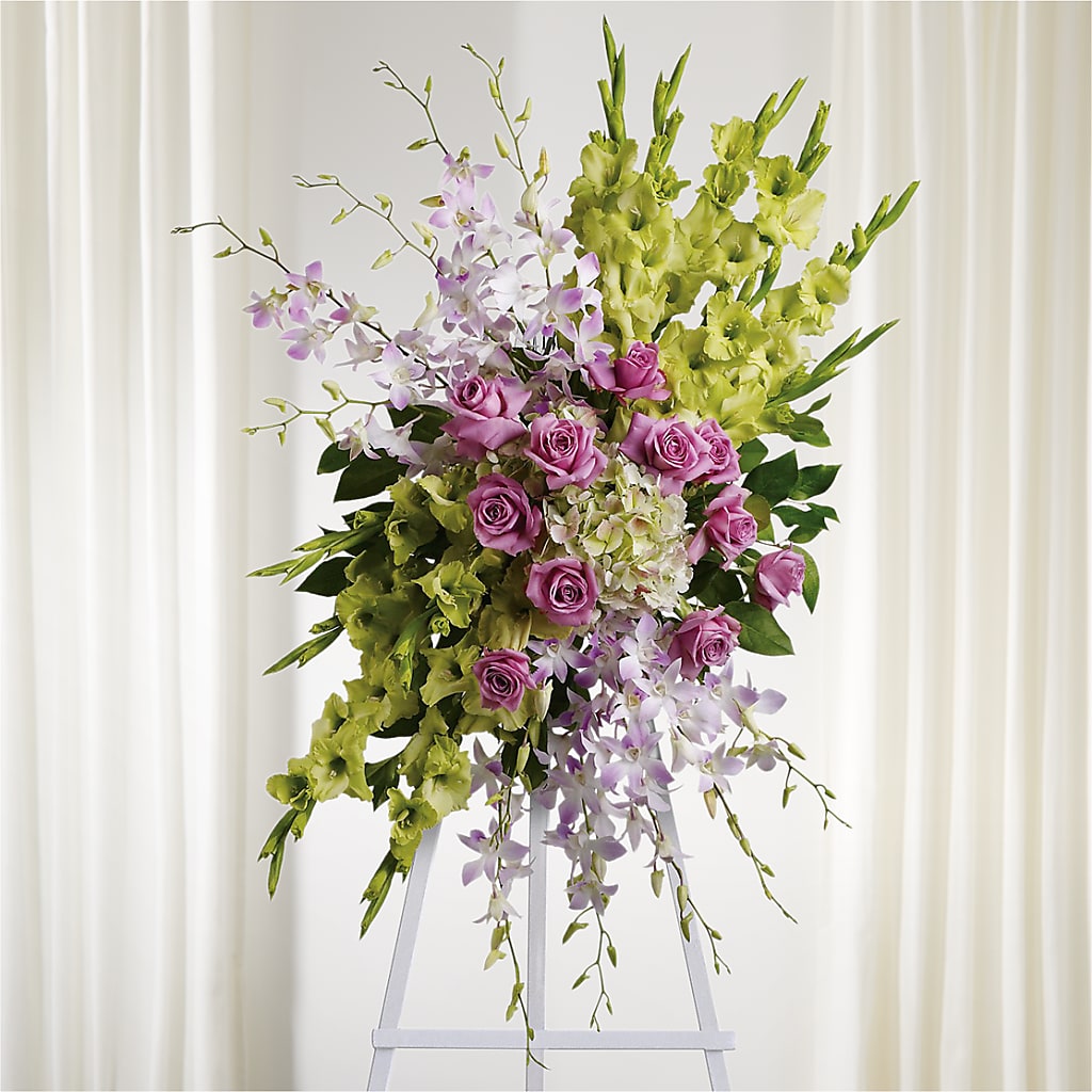 Lasting Legacy Standing Spray – Parkside Flowers, Rockwell City IA
