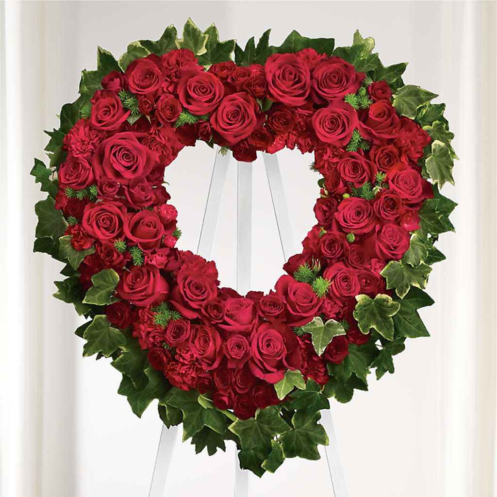 Wholehearted Standing Spray – Parkside Flowers, Rockwell City IA