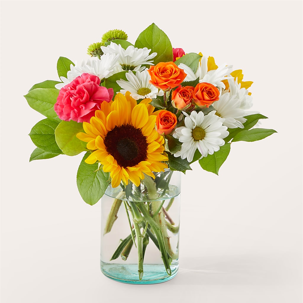 Sun-drenched Blooms Bouquet – Parkside Flowers, Rockwell City IA