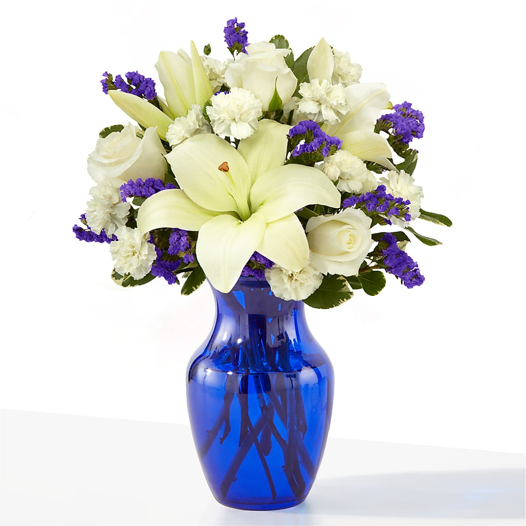 Sapphire Rush Bouquet – Parkside Flowers, Rockwell City IA