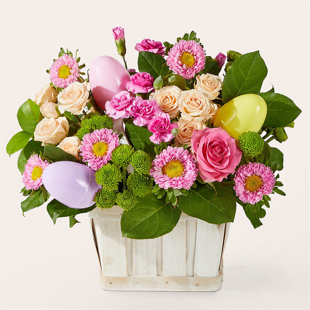 Get Eggcited Basket – Parkside Flowers, Rockwell City IA