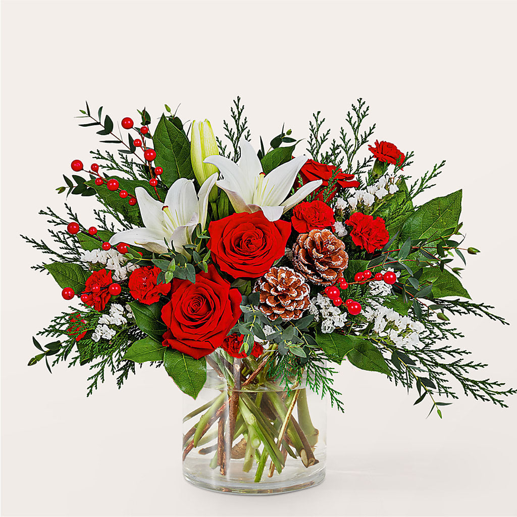 Best in Snow Bouquet – Parkside Flowers, Rockwell City IA