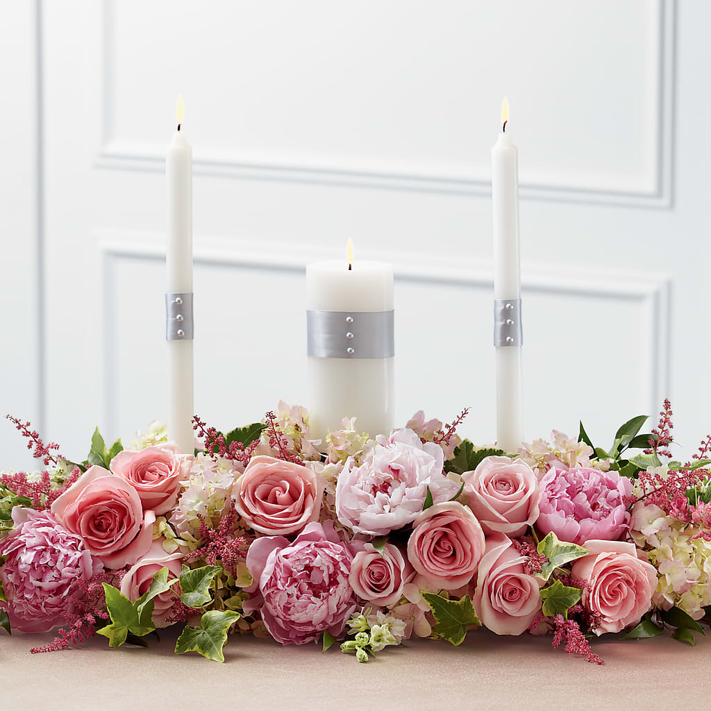 Worldwide Romance Unity Candle Arrangement – Parkside Flowers, Rockwell City IA