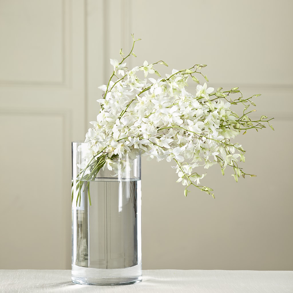 White Dendrobium Bouquet – Parkside Flowers, Rockwell City IA