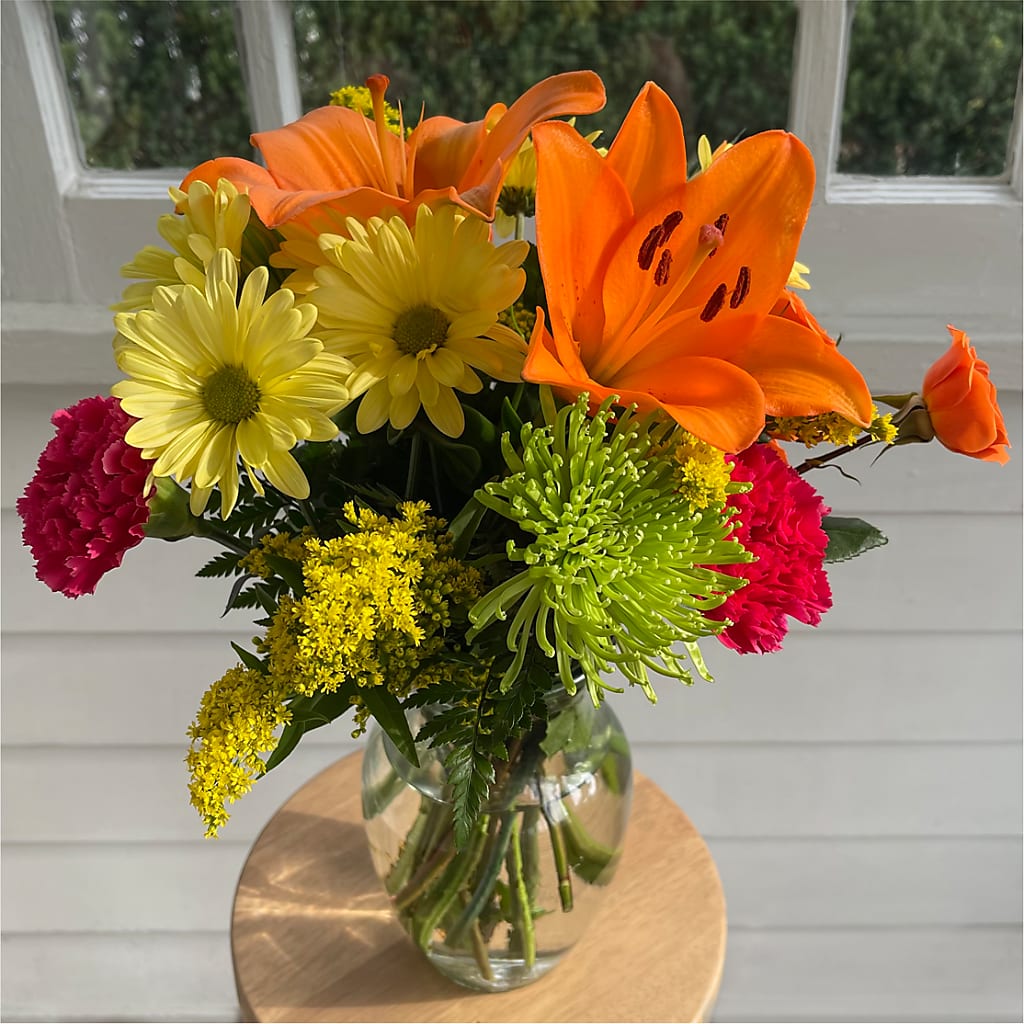 Bold & Bright – A Florist Original –  Parkside Flowers, Rockwell City IA