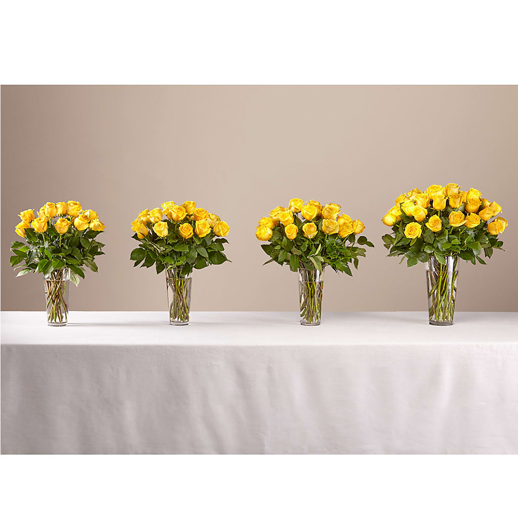 Long Stem Yellow Rose Bouquet –  Parkside Flowers, Rockwell City IA