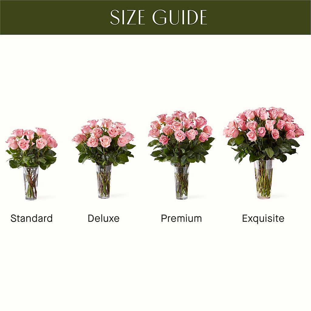 Long Stem Pink Rose Bouquet –  Parkside Flowers, Rockwell City IA