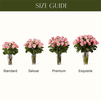 Long Stem Pink Rose Bouquet –  Parkside Flowers, Rockwell City IA