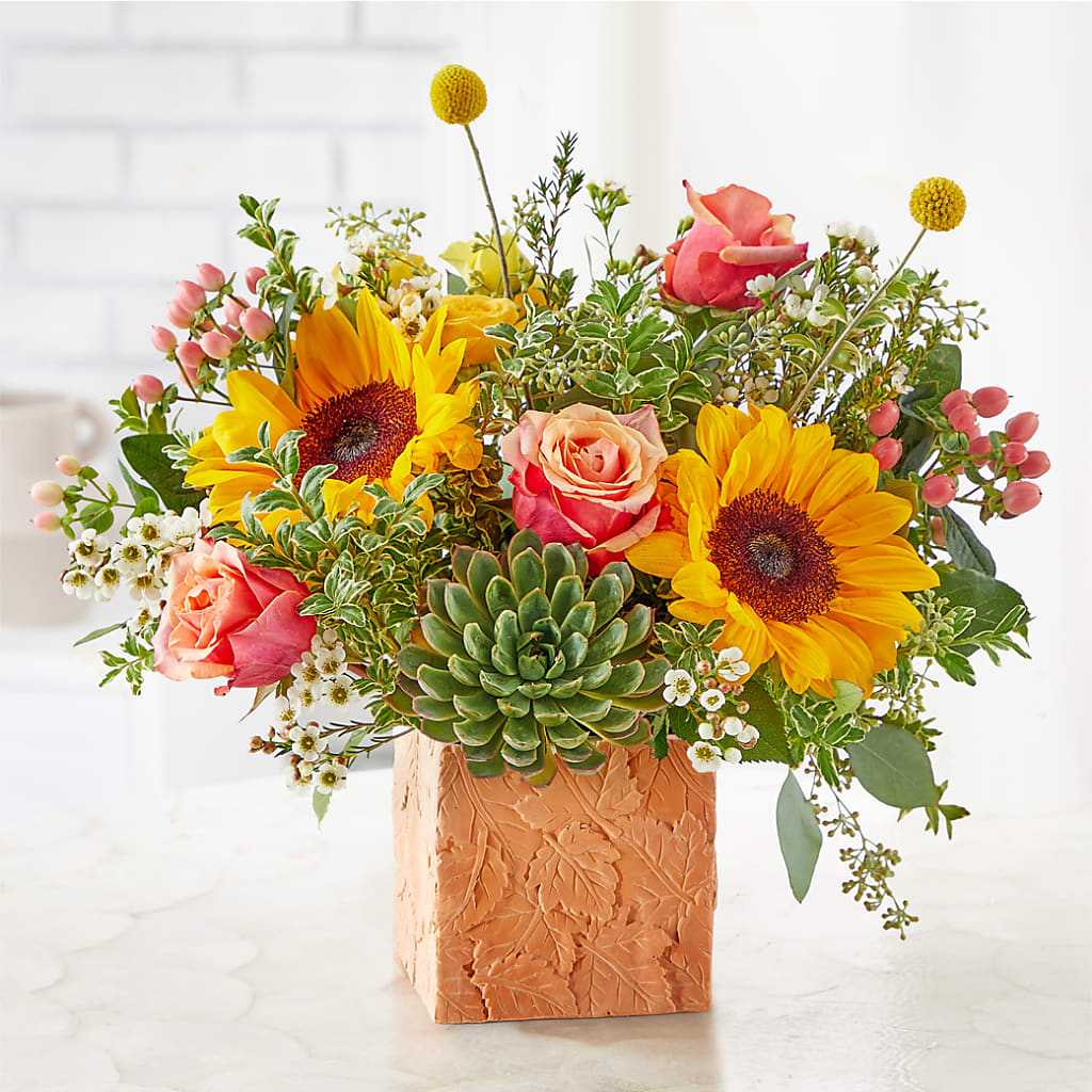 Sunflower Season Bouquet –  Parkside Flowers, Rockwell City IA