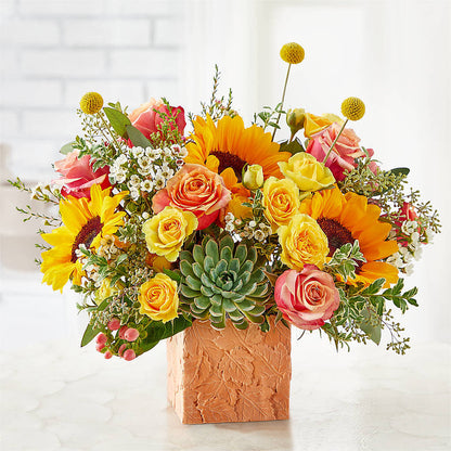 Sunflower Season Bouquet –  Parkside Flowers, Rockwell City IA