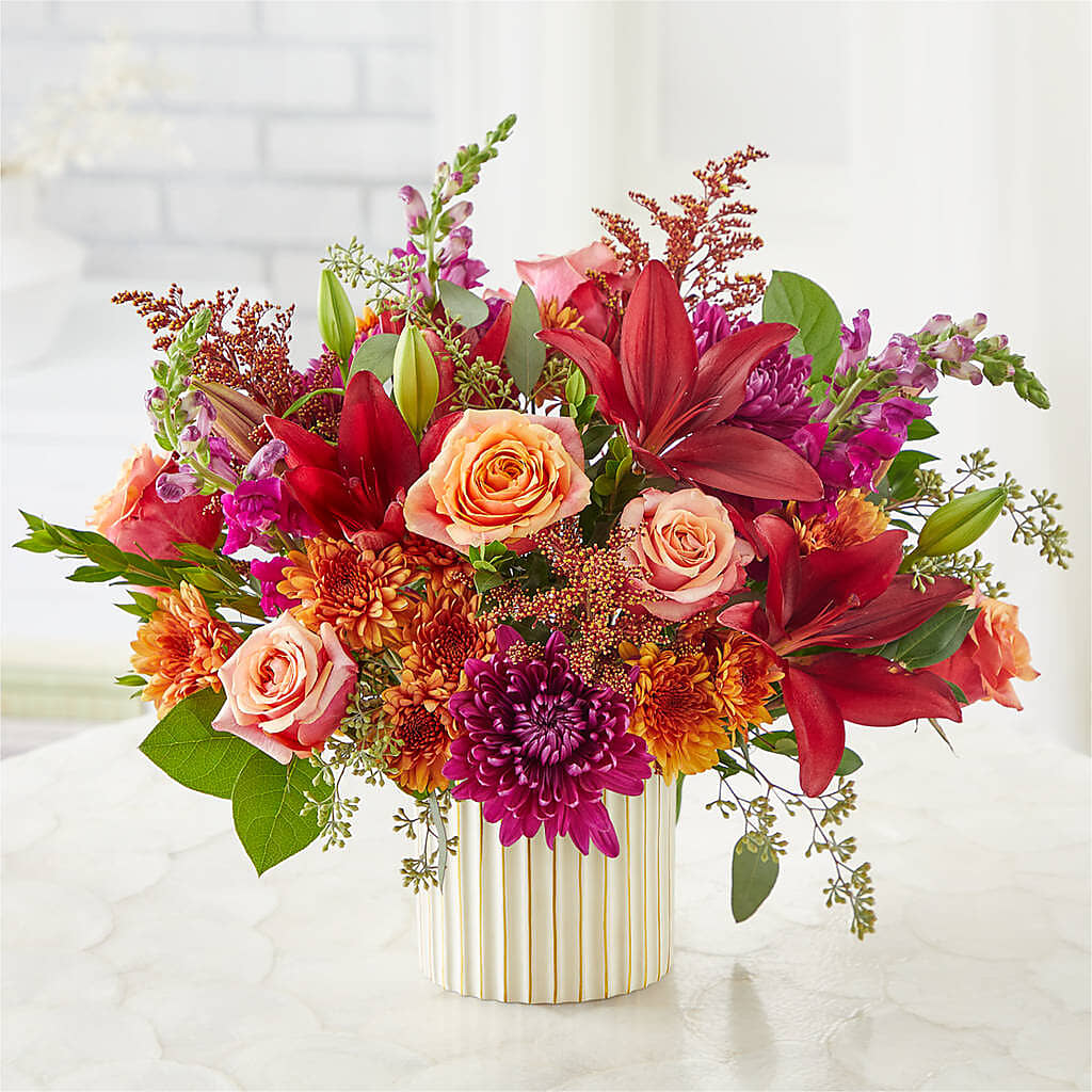 Burgundy Landscape Bouquet –  Parkside Flowers, Rockwell City IA