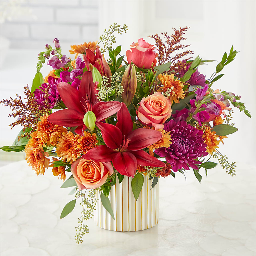 Burgundy Landscape Bouquet –  Parkside Flowers, Rockwell City IA
