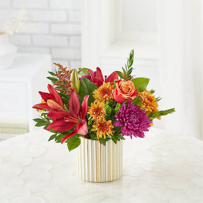 Burgundy Landscape Bouquet –  Parkside Flowers, Rockwell City IA