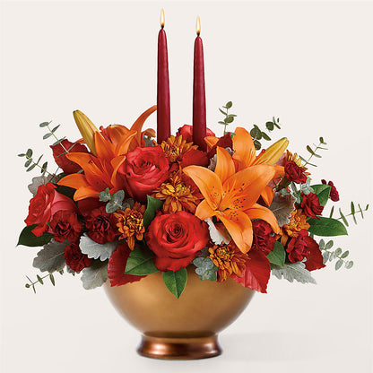 Fruits of Fall Centerpiece –  Parkside Flowers, Rockwell City IA