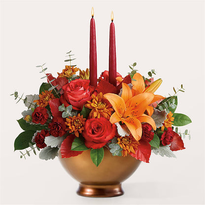 Fruits of Fall Centerpiece –  Parkside Flowers, Rockwell City IA