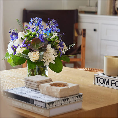 Cerulean Waves Bouquet –  Parkside Flowers, Rockwell City IA