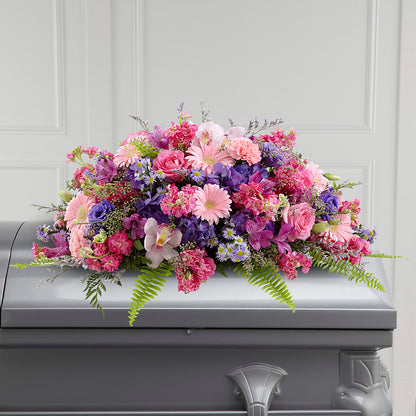 Glorious Garden Casket Spray –  Parkside Flowers, Rockwell City IA