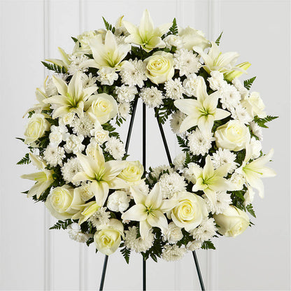 Treasured Tribute Wreath –  Parkside Flowers, Rockwell City IA