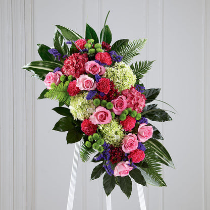 Refreshing Mix Standing Spray –  Parkside Flowers, Rockwell City IA